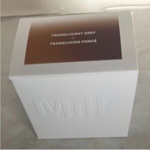MILK MAKEUP BLUR+SET TRANSLUCENT DEEP 0.87ozMATTE LOOSE SETTING POWDER BOX NEW